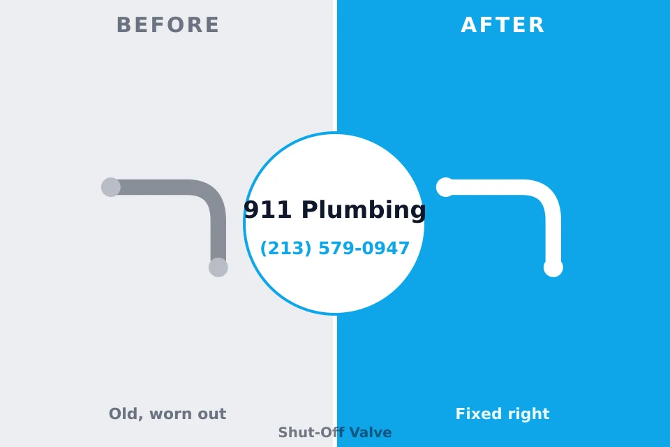 Before and after: plumbing repair La Vergne, TN